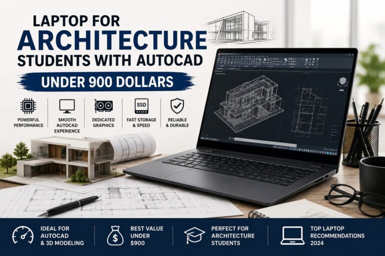 laptop for architecture students with AutoCAD under 900 dollars